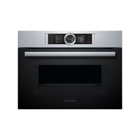 Horno compacto con microondas Bosch CMG633BS1 60x45 cm