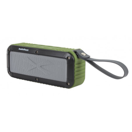 1. Parlante Bluetooth RadioShack verde para exteriores