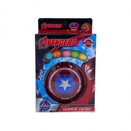 Lanzador de pelotas Chiky Poon Avengers Capitan América