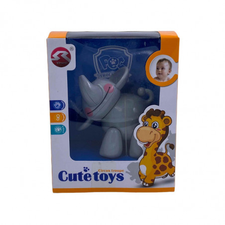Elefante Chiky Poon Cute Toys gris para bebés