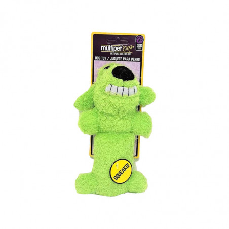 Juguete con sonido Multipet Loofa Dog pequeño verde (CONSULTA DISPONIBILIDAD Y PRECIO FINAL POR WHATSAPP)